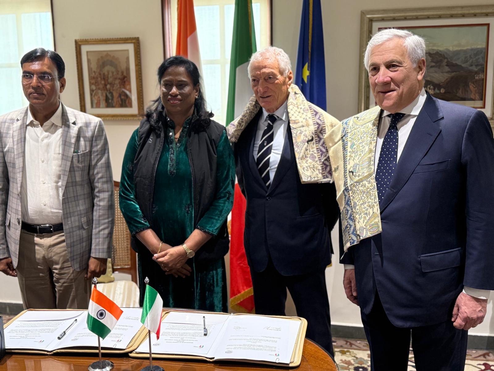 IOA and CONI Sign Landmark MoU to Strengthen Bilateral Sports Cooperation