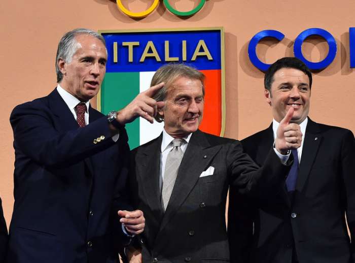 Montezemolo as the Chairman of the Promoting Committee, Pancalli as its Vice President