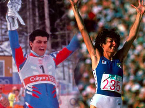 ONESTI AWARD 2014: Alberto Tomba and Sara Simeoni Olympic champions of the century in the year of the CONI Centenary