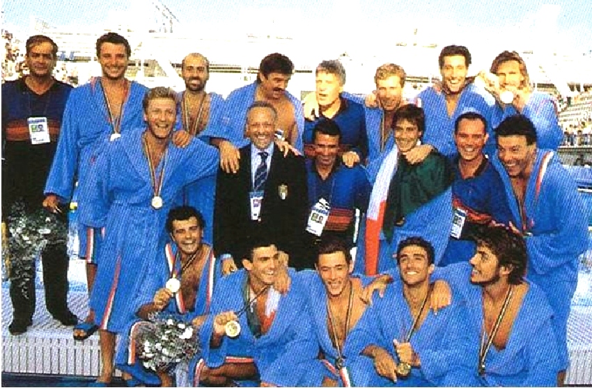Domani Spagna-Italia, 25 anni dopo un'amichevole celebra la storica vittoria olimpica del Settebello