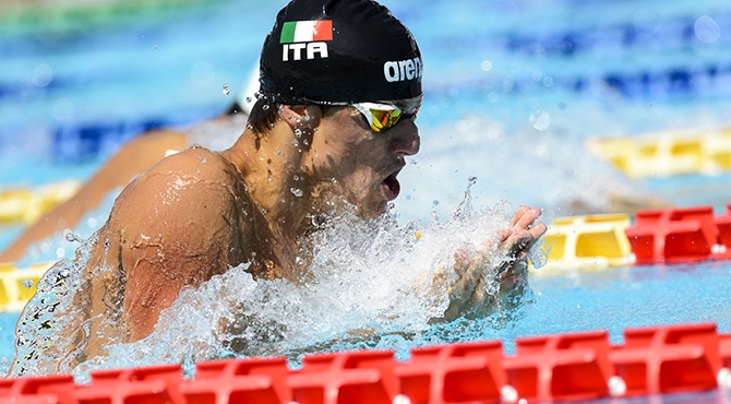 Settecolli, record italiano per Martinenghi nei 100 rana. Federica Pellegrini vince i 200 sl in rimonta