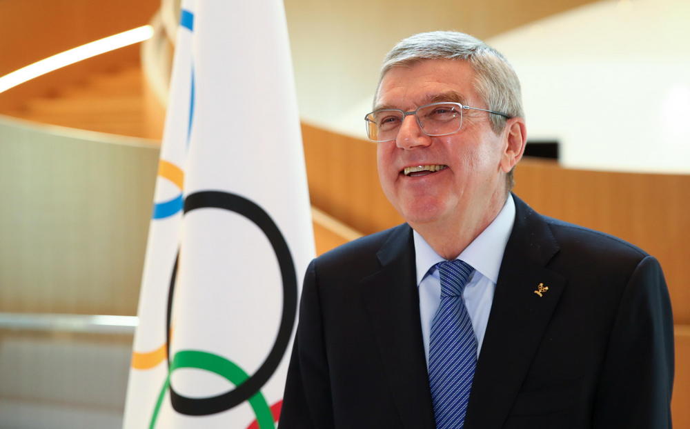 Bach scrive a Malagò: grazie al CONI per il meraviglioso video degli atleti, esempio di spirito olimpico