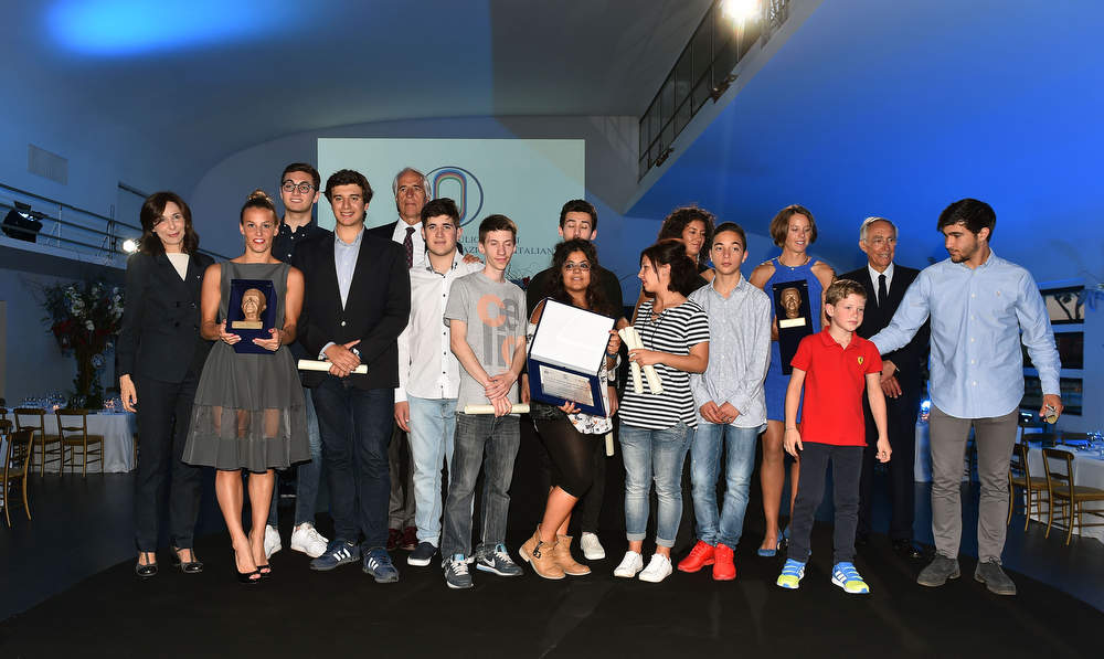 Cagnotto, Conti and Clapcich take home the Onesti 2016 award. Malagò: greats of Italian sport