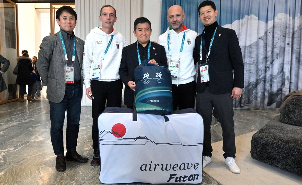 CONI and AIRWEAVE together for the well-being of athletes