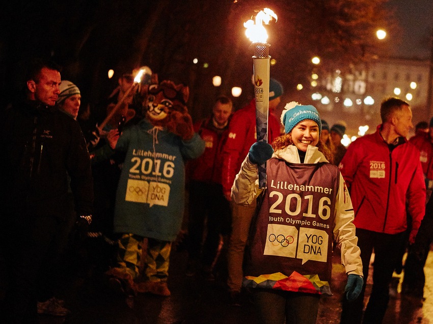 Torch Tour for Lillehammer 2016 underway