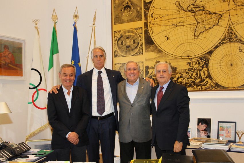 Malagò riceve il Presidente della FIVB Ary Graca