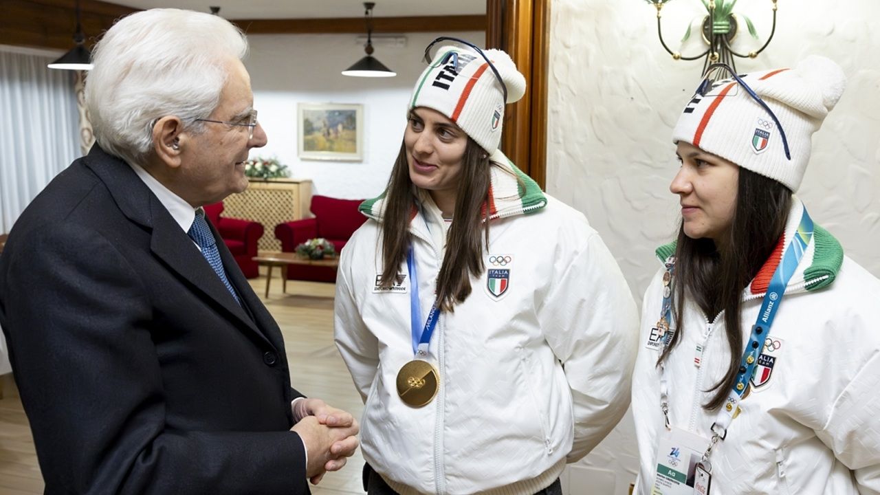 President Mattarella receives Olympic champions Voetter and Oberhofer: “Brilliant, a magnificent gold”