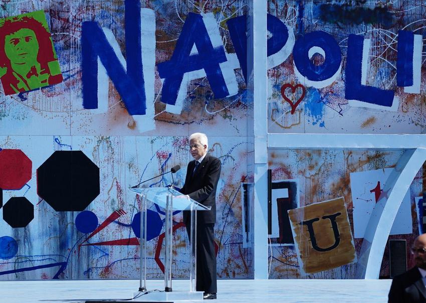 School year opening ceremony, Malagò in Naples with 10 athletes. Mattarella: more sport, more legality