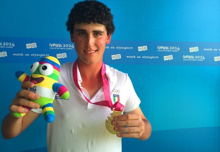 Renato Paratore, the first Olympian of Golf. Carminucci (Judo) Silver for the Mixed Team
