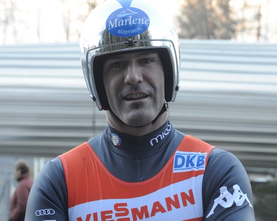 Armin Zoeggeler portabandiera a Sochi 2014