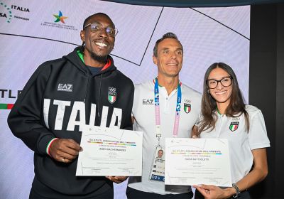 10 agosto: Battocletti, Diaz, Alessio, Farfalle, Malan, Viviani e Consonni a Casa Italia