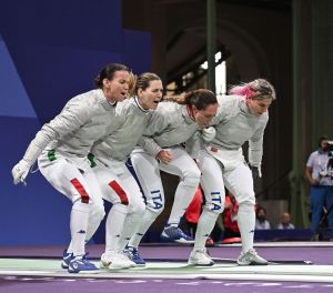 scherma sciabola femminile a squadre ph augusto bizzi agu