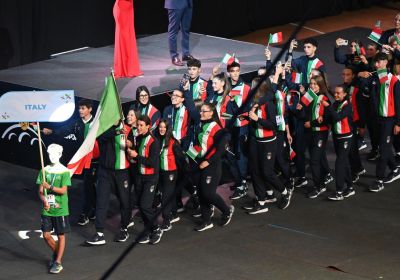 Al via l'EYOF 2025, l'Italia Team sfila a Skopje