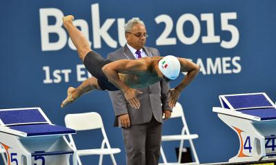 Baku 2015 - 3 argenti nel nuoto