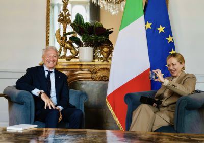 Buonfiglio ricevuto dal Presidente del Consiglio Giorgia Meloni 