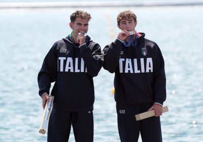 Canoe sprint, double 500m: Casadei and Tacchini's silver shines 