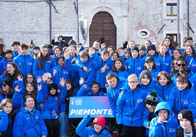 Cerimonia di chiusura: il Piemonte vince il Trofeo CONI Winter 2024