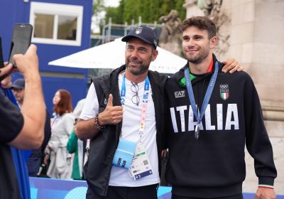 Ciclismo, medaglia d'argento per Filippo Ganna nella cronometro