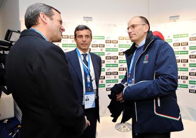 Conferenza stampa del Premier Letta a Casa Italia