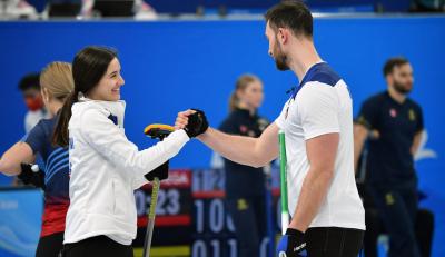 Curling: first mixed doubles victory