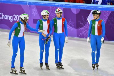 Debutta lo Short Track. La staffetta azzurra in finale con record 