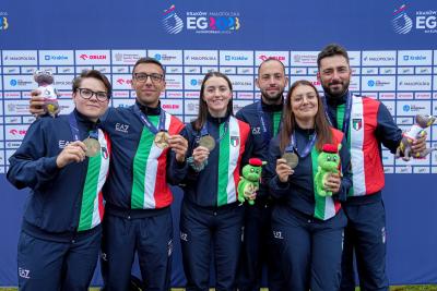 Due squadre sul podio: Arco d'oro e di bronzo