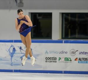 EYOF FVG Pezzetta Anna Pattinaggio figura foto Simone Ferraro SFA09915