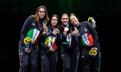 Fioretto a squadre: Azzurre con il bronzo ancora sul podio