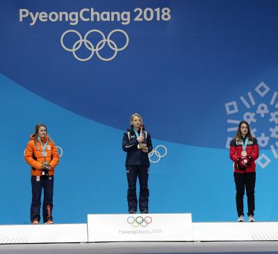 Fontana and Pellegrino at Medal Plaza