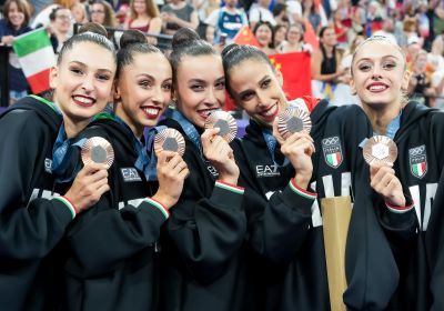 Ginnastica ritmica: le Farfalle si confermano sul terzo gradino del podio nel concorso generale