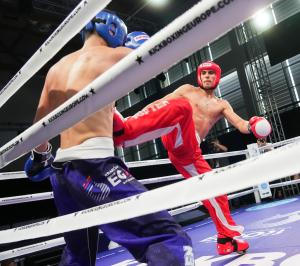 Kickboxing Damiano Salvatore TRAMONTANA v Farid AGHAMOGHLANOV (AZE) Ph Simone Ferraro SFA00970