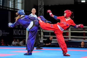 Kickboxing Federica TROVALUSCI v Tyra BARADA (SLO) Ph Simone Ferraro SFA01312 copia