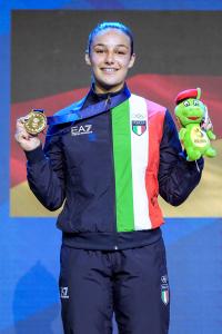 Kickboxing Francesca CECI Point Fighting -60kg Ph Simone Ferraro SFA04422 copia