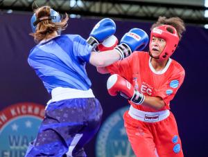 Kickboxing Luna MENDY v Urska GAZVODA (SLO) Ph Simone Ferraro SFA04946 copia