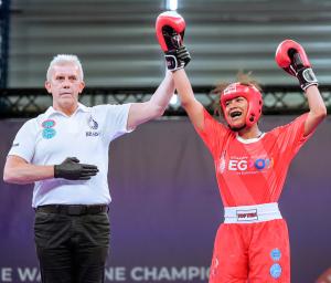 Kickboxing Luna MENDY v Urska GAZVODA (SLO) Ph Simone Ferraro SFA05640 copia