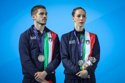 Le coppie di Nuoto Artistico 