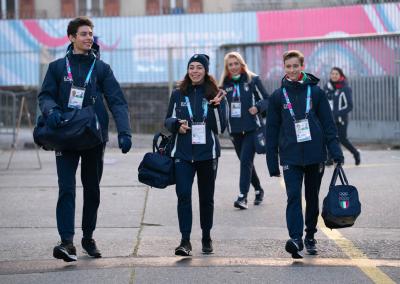 Losanna 2020, gli azzurri si allenano per il debutto olimpico