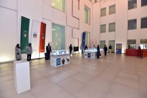 mostra fiacole bronzi di riace Foto Mezzelani GMT 054