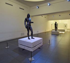 mostra fiacole bronzi di riace Foto Mezzelani GMT 063