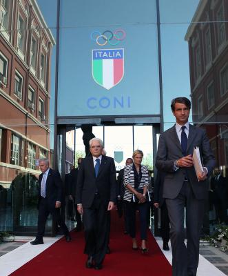 Mattarella al CONI, prima storica visita di un Capo di Stato