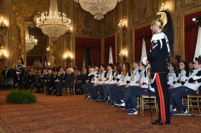 Medagliati Olimpici e Paralimpici al Quirinale per riconsegnare il tricolore