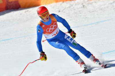 Men's combined alpine skiing