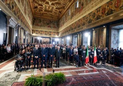 Parigi 2024: gli azzurri olimpici e paralimpici al Quirinale per la riconsegna del Tricolore