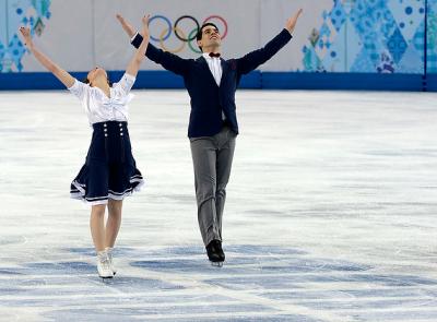 Pattinaggio di figura, programma corto con Guignard-Fabbri e Cappellini-Lanotte