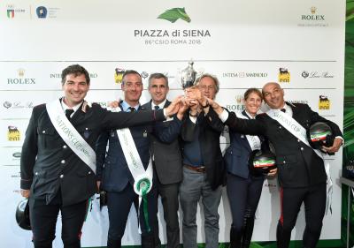 Piazza di Siena, l'Italia vince ancora la Coppa delle Nazioni