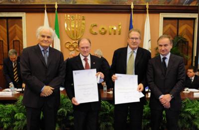 Premiazione dei Concorsi Letterari e Giornalistici del CONI 2009