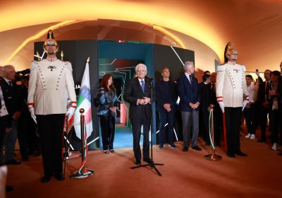 President of the Republic Sergio Mattarella inaugurates Casa Italia