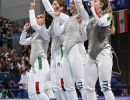 scherma fioretto femminile a squadre ph augusto bizzi agu