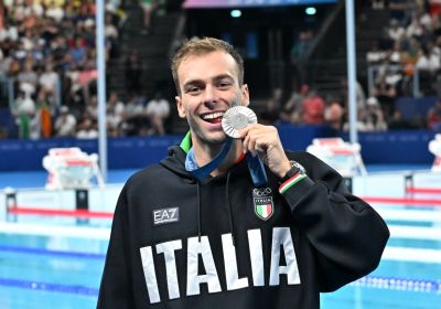 Swimming, stunning Paltrinieri: silver medal in 1500m