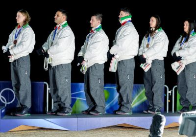 The blue luge continues to smile: bronze for Italy in the team relay